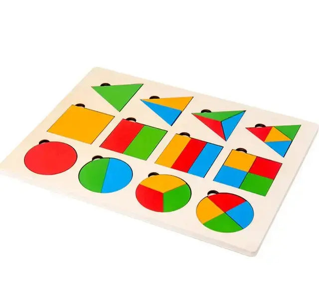 Shape Explorer – Wooden Geometry Puzzle for Toddlers My Store