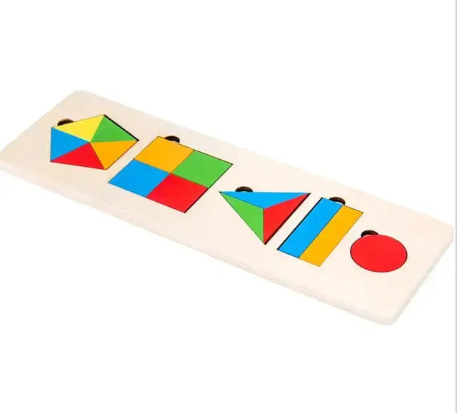 Shape Explorer – Wooden Geometry Puzzle for Toddlers My Store