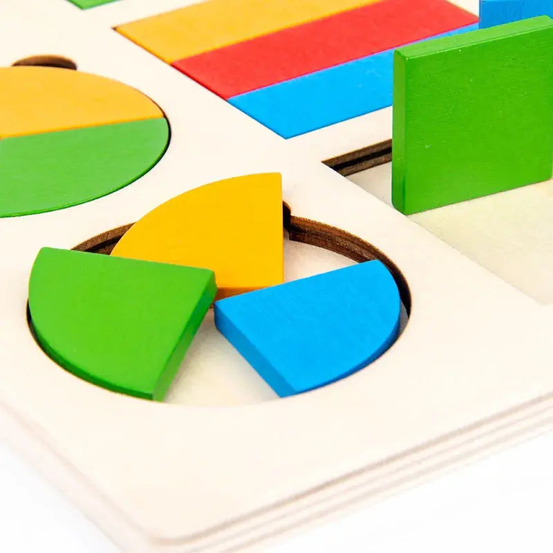 Shape Explorer – Wooden Geometry Puzzle for Toddlers My Store
