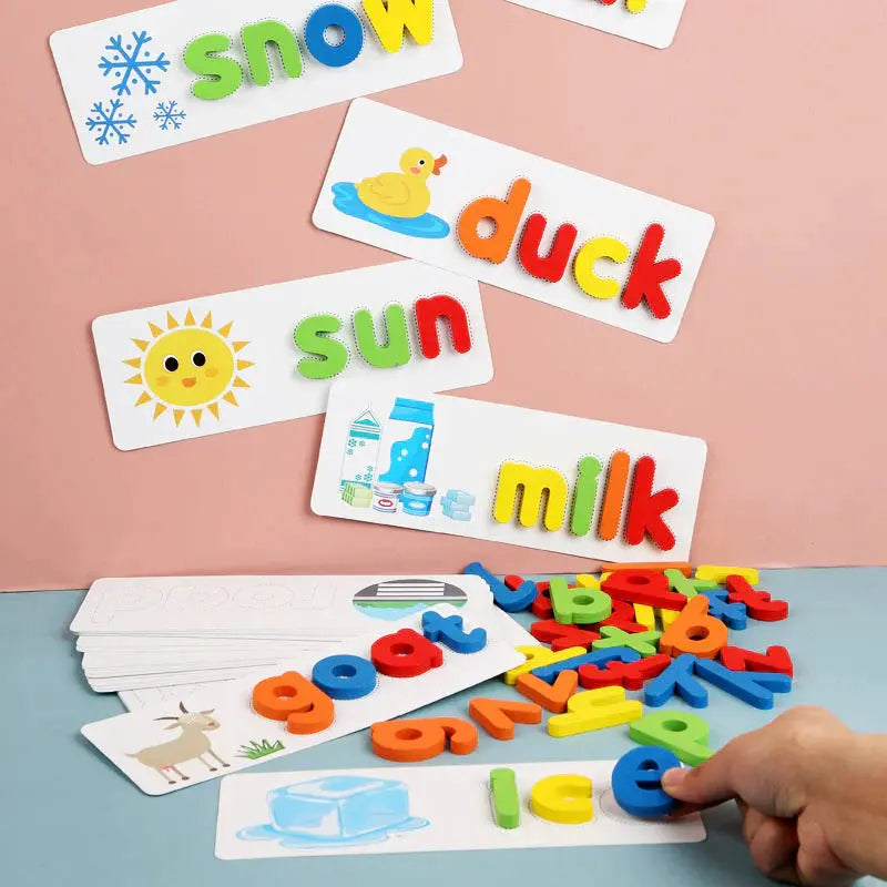 SpellMaster - Montessori Wooden Letters Game My Store