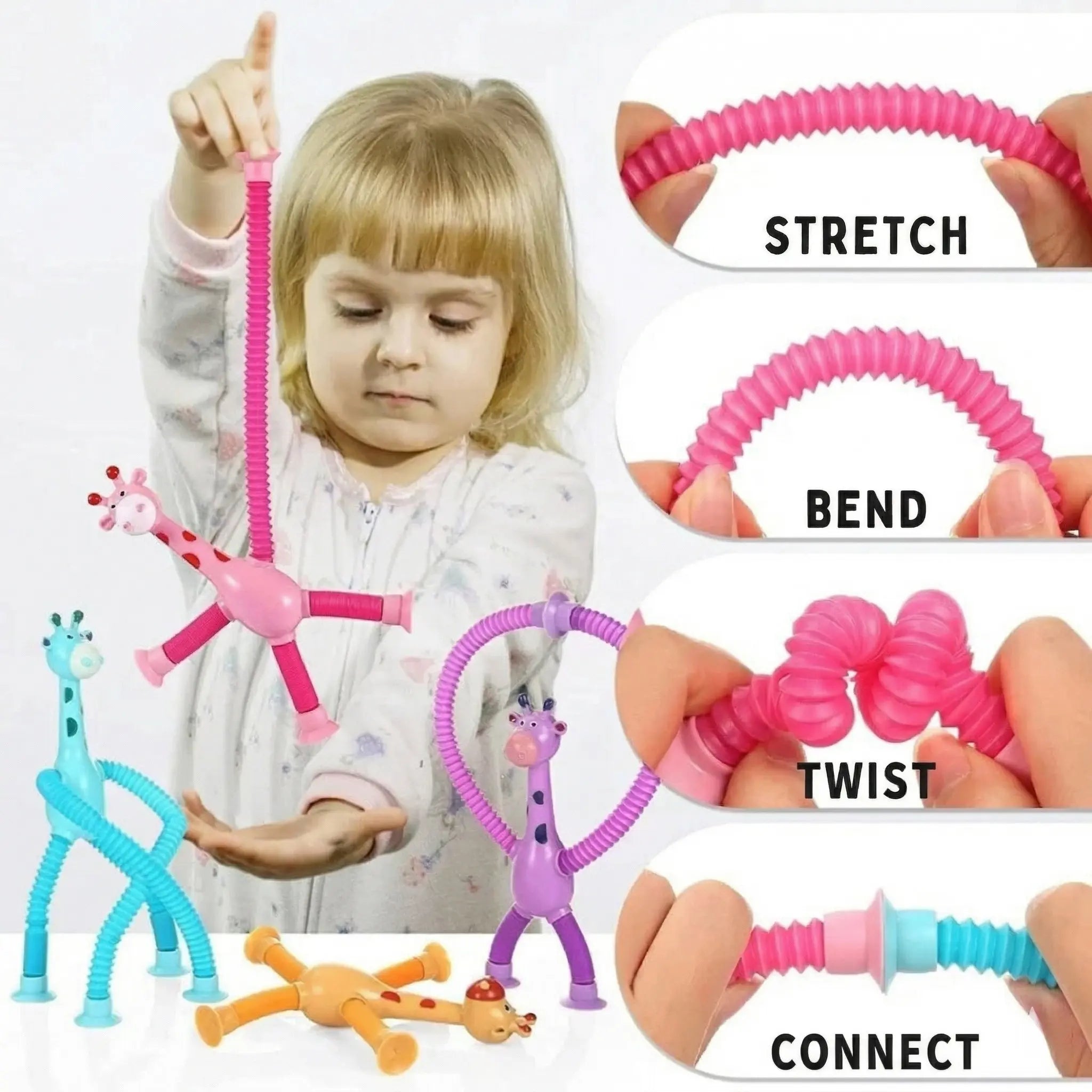 Giraffe Suction Cup Toy for Children My Store