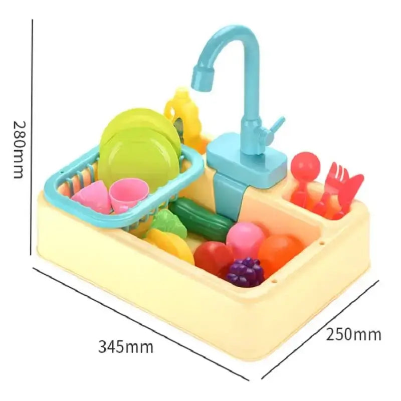 Dishwashing Sink Toy with Running Water My Store
