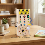 Montessori Activity Board Made of Wood My Store