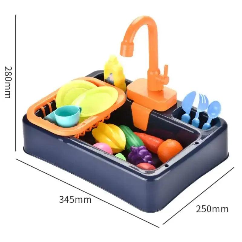 Dishwashing Sink Toy with Running Water My Store