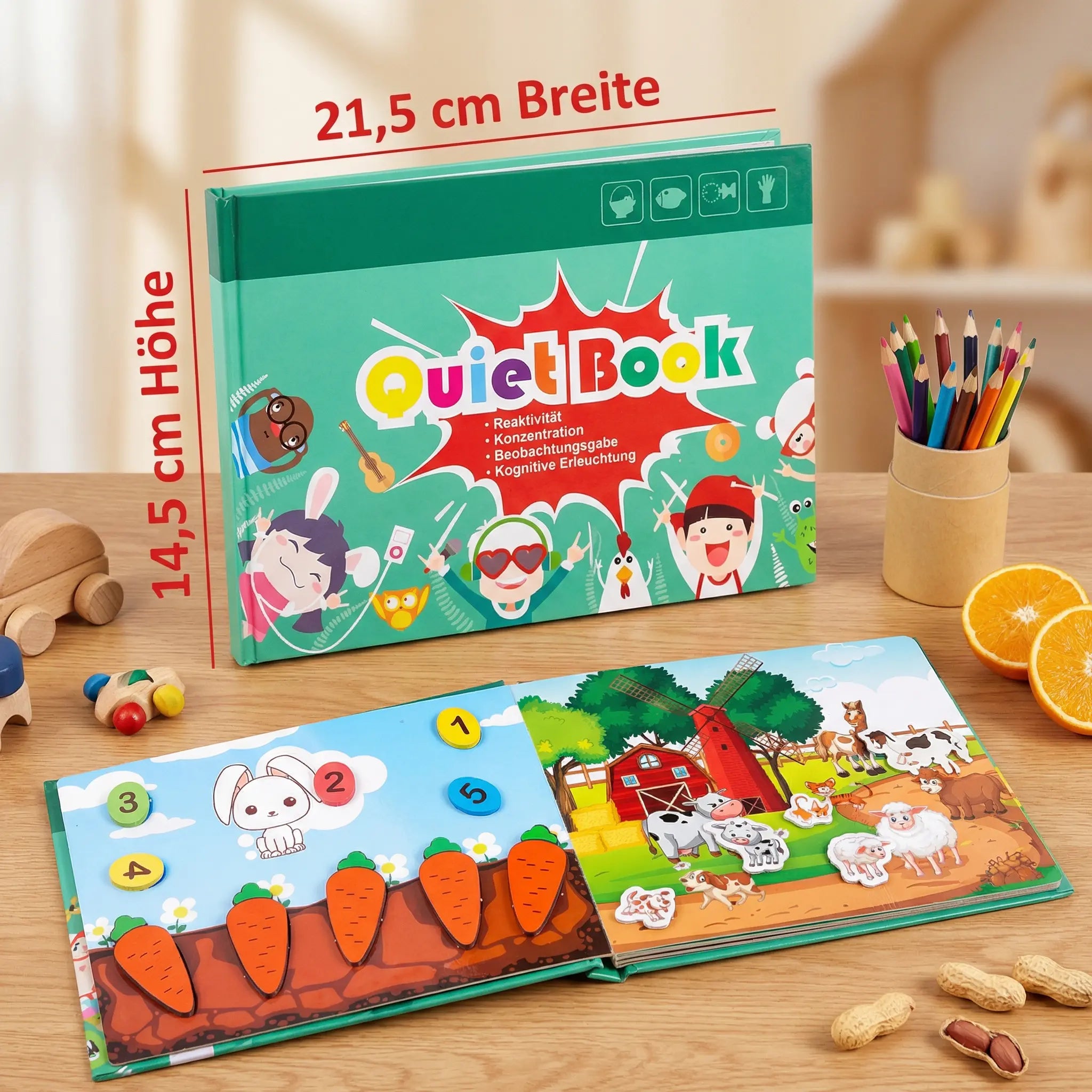 Montessori Sticker Book for Children – Reusable Learning & Activity Book My Store