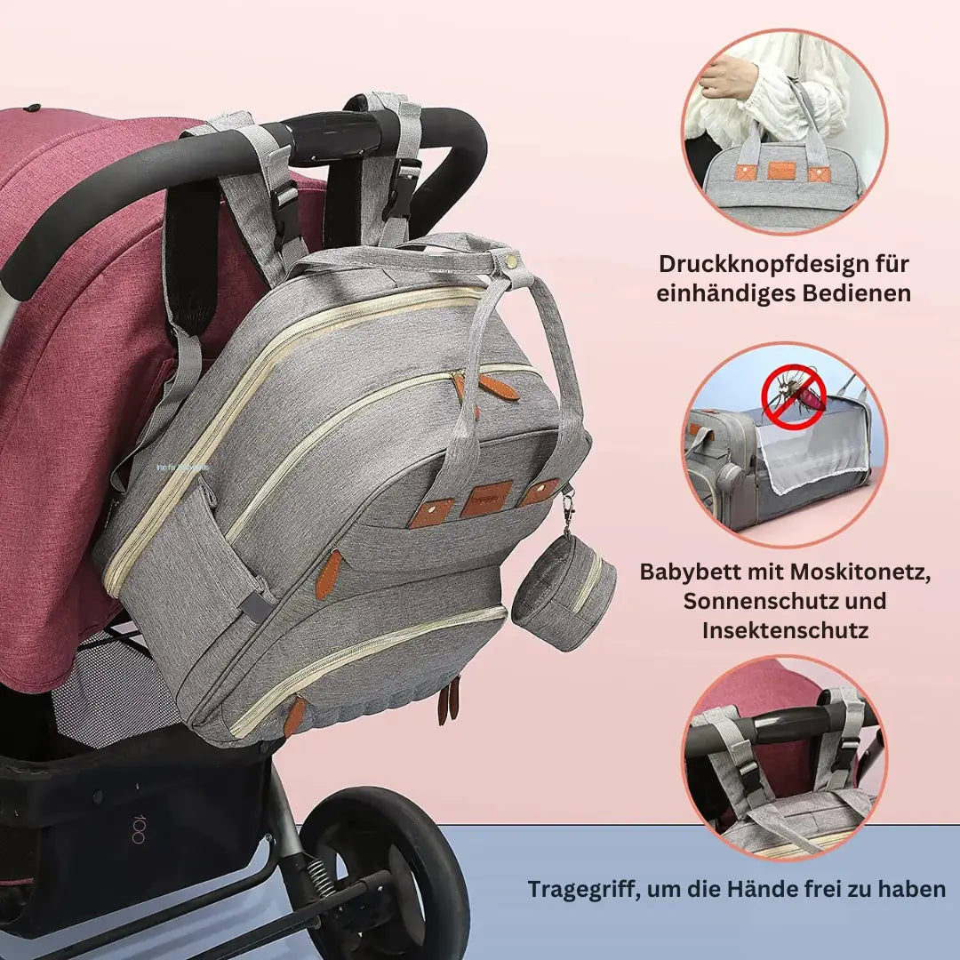 2-in-1 Baby Rucksack with Integrated Changing Mat My Store
