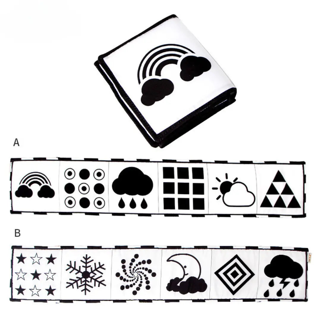 Contrast Book - Montessori Contrast Book for Newborns My Store