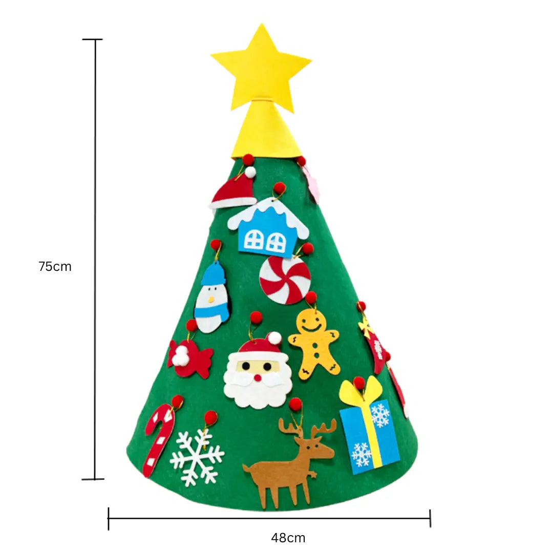 Montessori 3D Felt Christmas Tree My Store