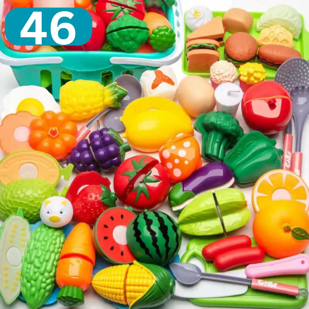 Fruit and Vegetable Cutting Play Set My Store