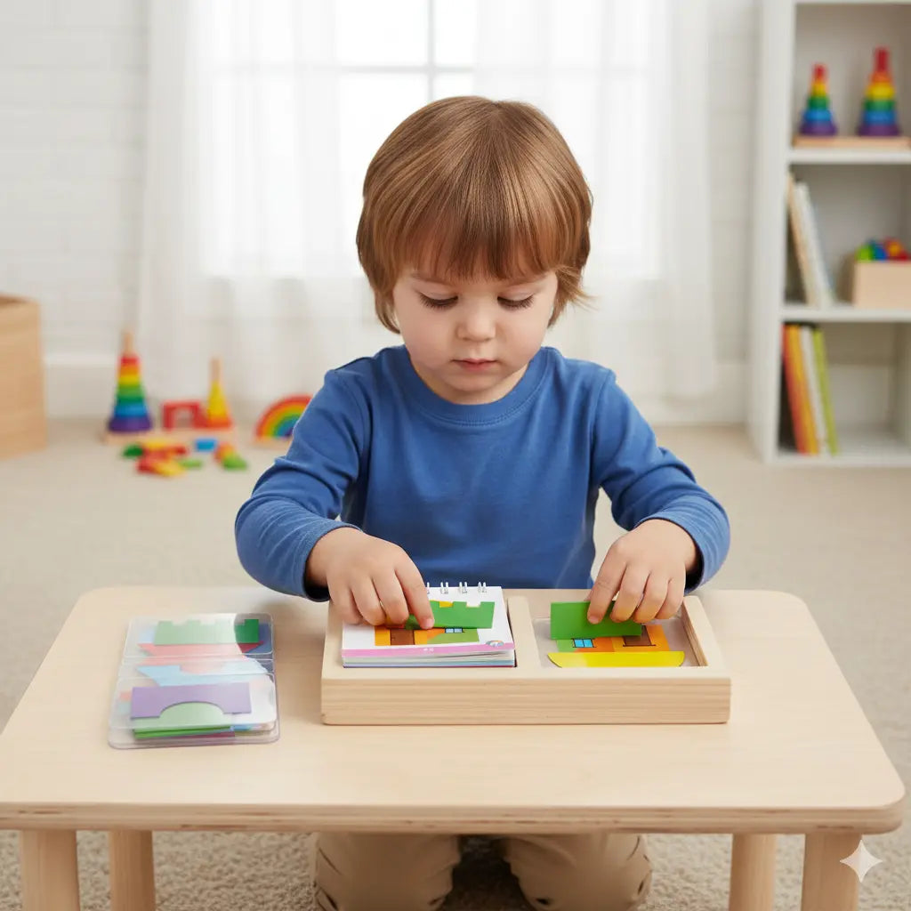 Geometric Colours and Shapes Puzzle Game - Promotes Logical Thinking! My Store