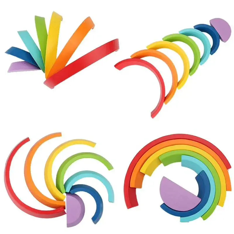 Montessori Wooden Rainbow My Store