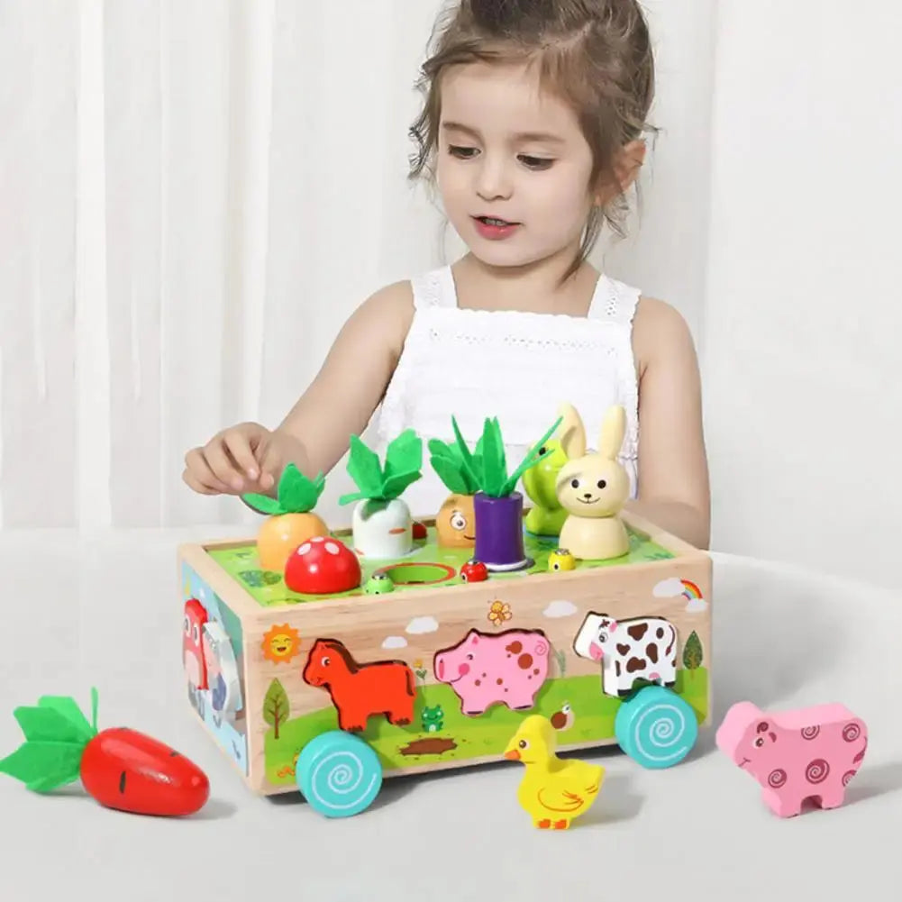 Farm Animal and Vegetable Sorting Cart My Store