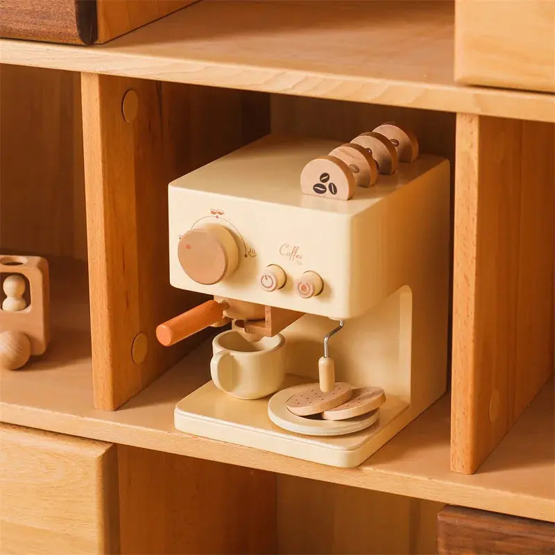 Wooden Espresso Play Set My Store