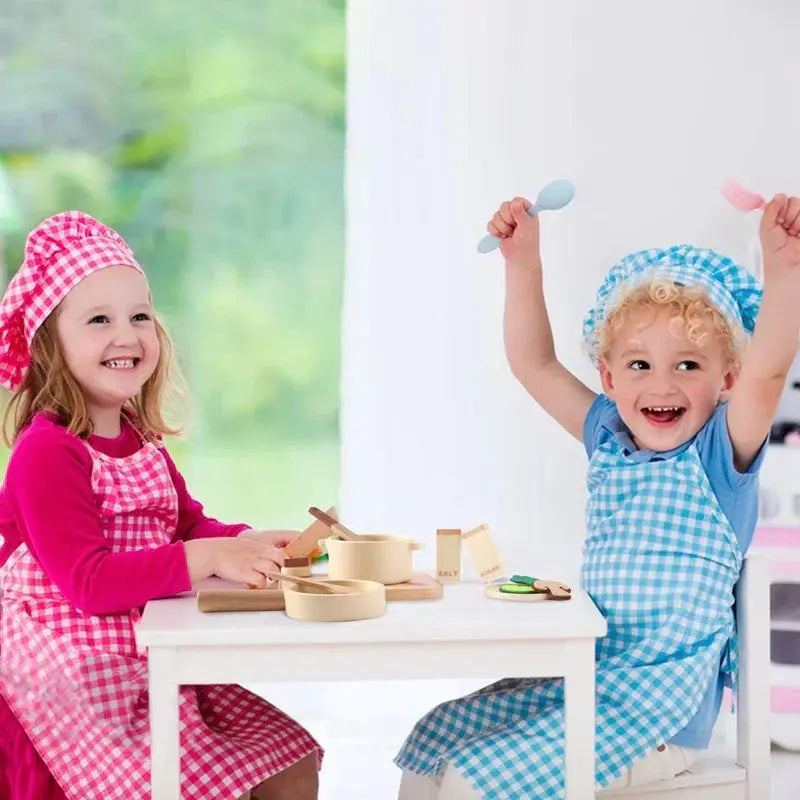 Little Chefs Wooden Play Kitchen My Store