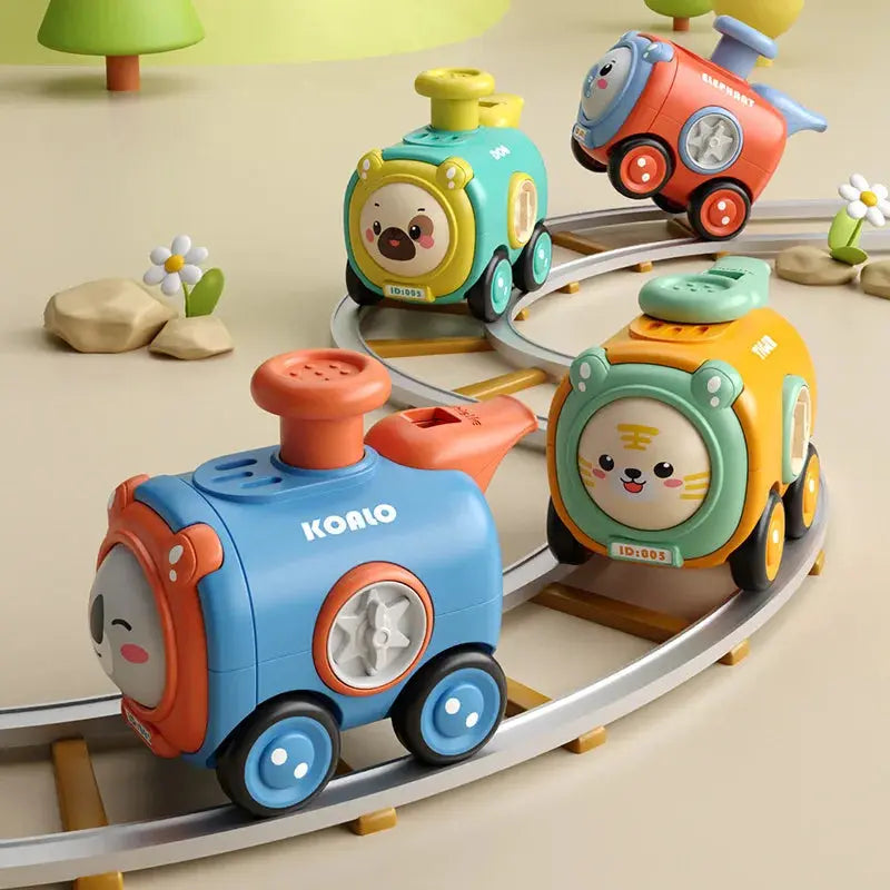 Whistling Animal Train Adventure Set My Store