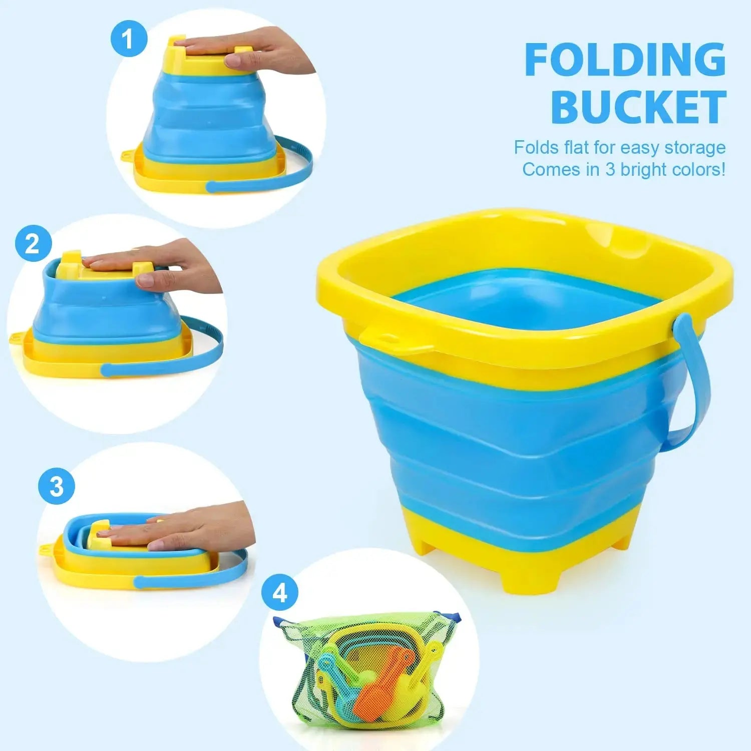 Foldable Beach Bucket My Store