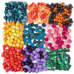 Rainbow Building Blocks - Wooden Building Blocks My Store