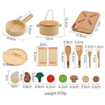 Little Chefs Wooden Play Kitchen My Store