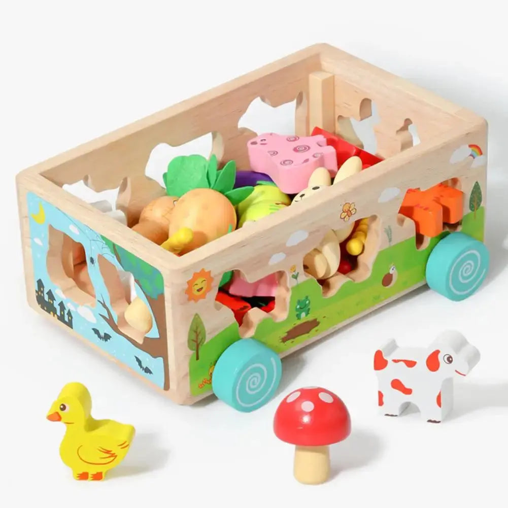 Farm Animal and Vegetable Sorting Cart My Store