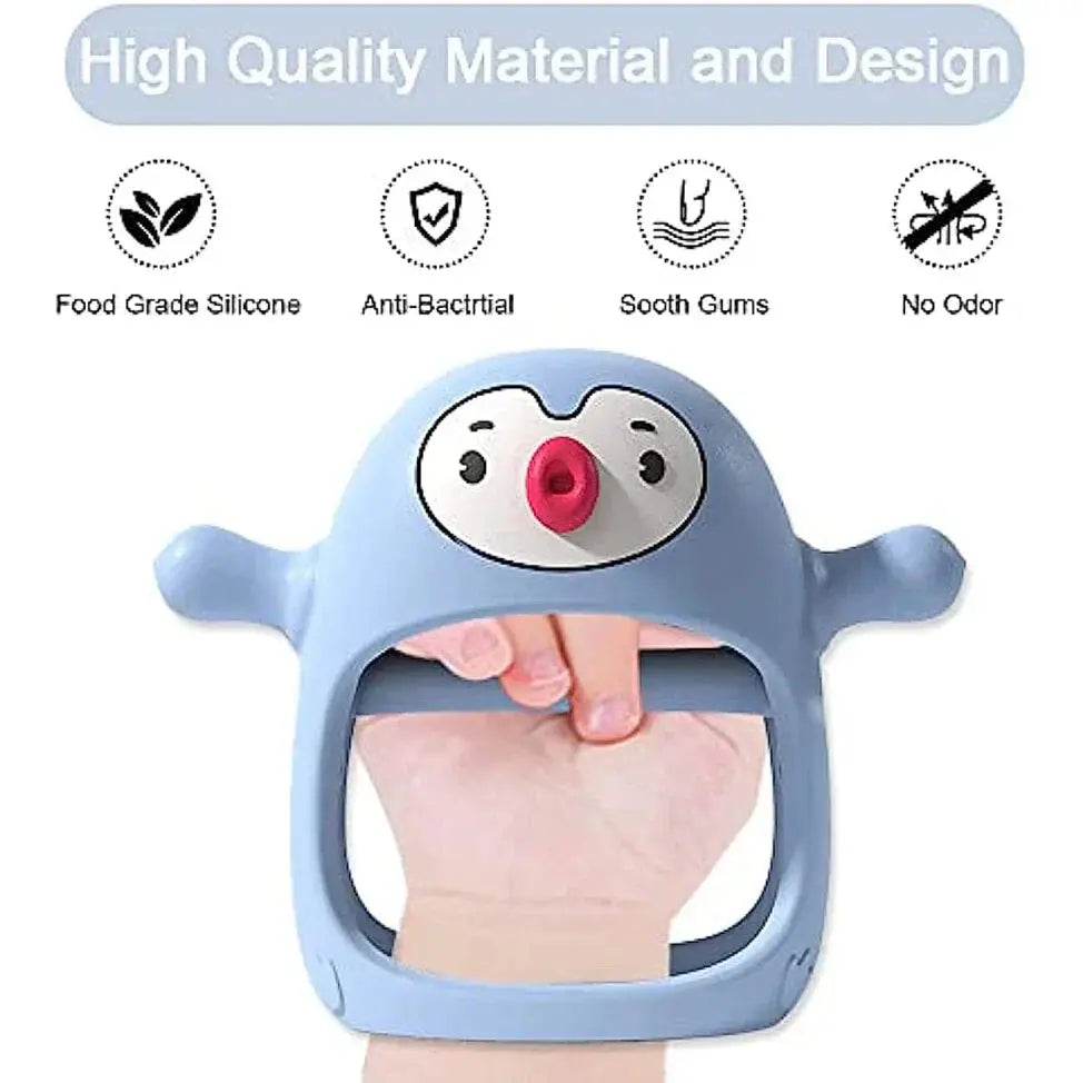 Sweet Penguin Silicone Teething Ring My Store