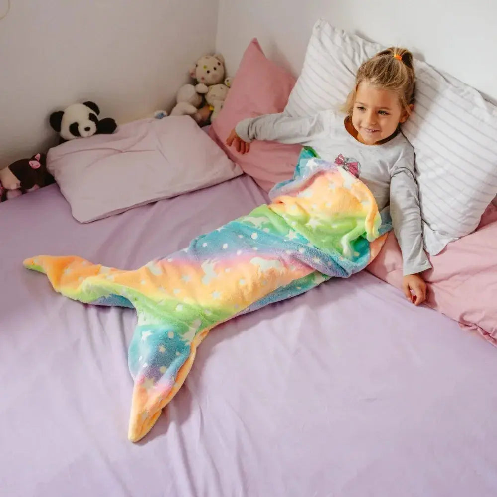 Glowing Mermaid Sleeping Bag My Store
