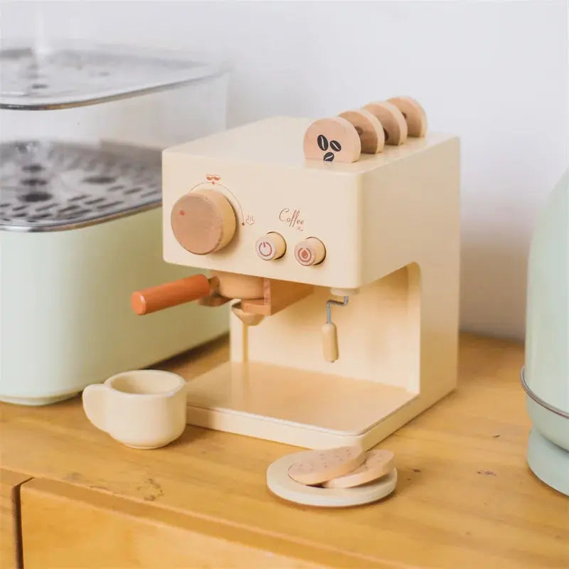 Wooden Espresso Play Set My Store