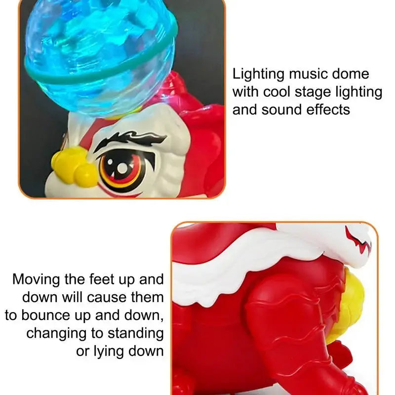 Dancing Lion Toy - Music & Light Effects My Store