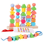 Wood Learning Blocks for Children My Store