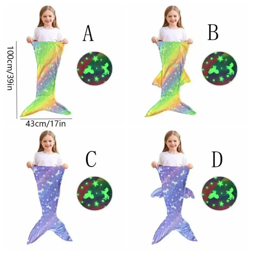 Glowing Mermaid Sleeping Bag My Store