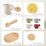 Wood and Silicone Tea Set My Store
