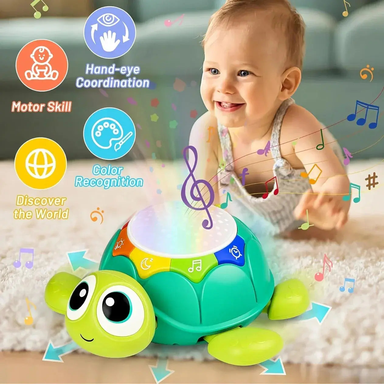 Turtle Night Light Projector My Store
