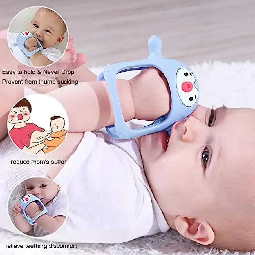 Sweet Penguin Silicone Teething Ring My Store