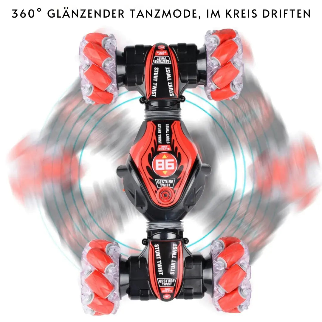 2in1 Hand-Controlled Stunt Car with Additional Remote Control My Store