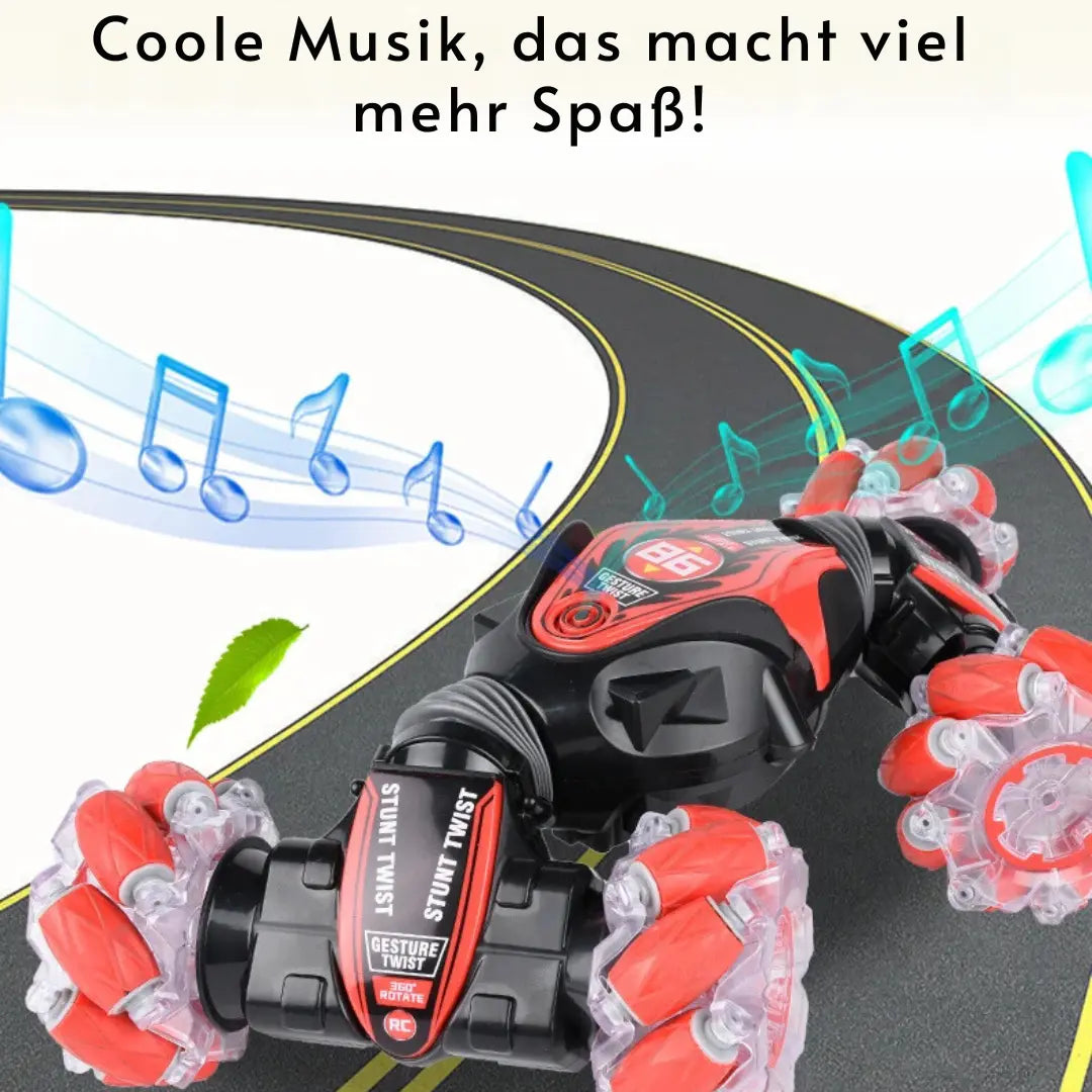 2in1 Hand-Controlled Stunt Car with Additional Remote Control My Store