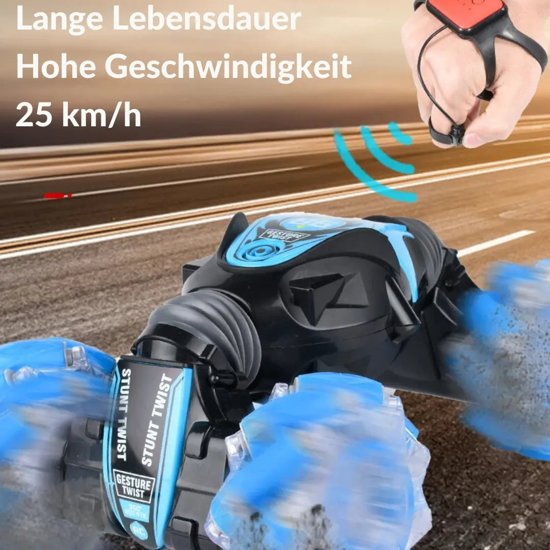 2in1 Hand-Controlled Stunt Car with Additional Remote Control My Store