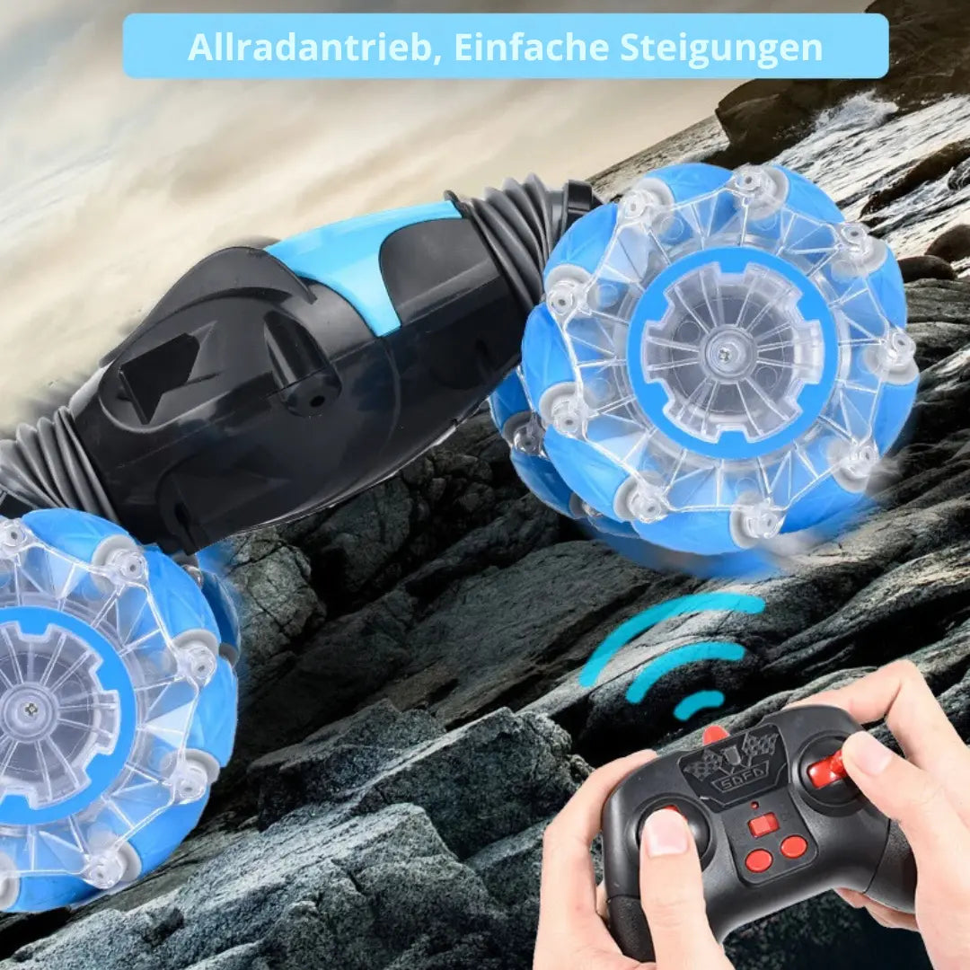 2in1 Hand-Controlled Stunt Car with Additional Remote Control My Store
