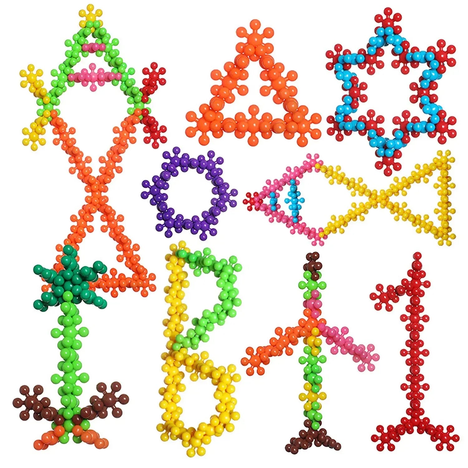 Montessori Snowflake Building Blocks My Store