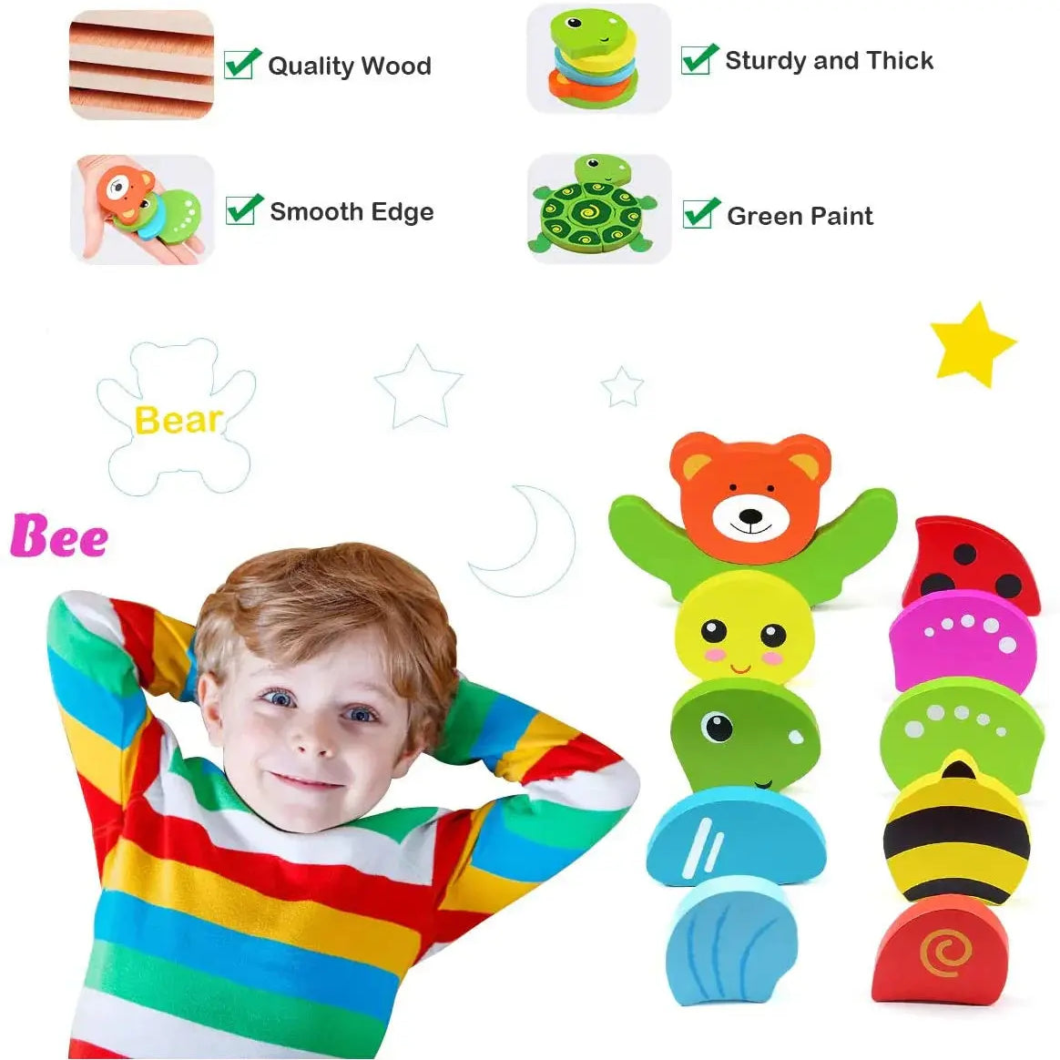 Nature Puzzle - Montessori Animal Shapes My Store