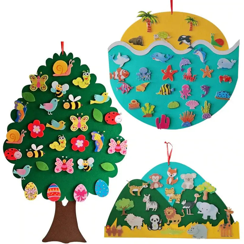 DIY Animal Kingdom | Felt Animal Wall Hanging My Store