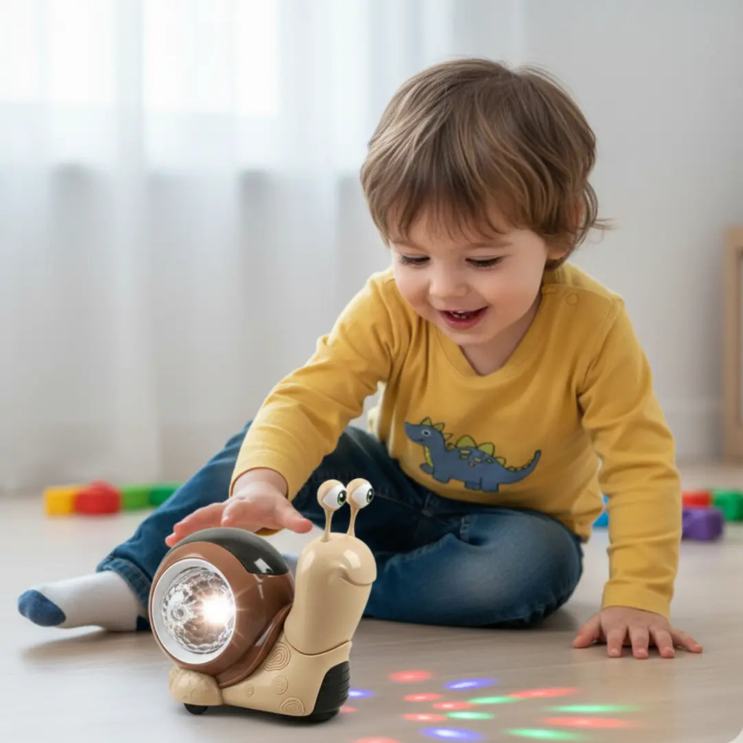 Glowing and Music-Playing Snail Crawling Toy My Store