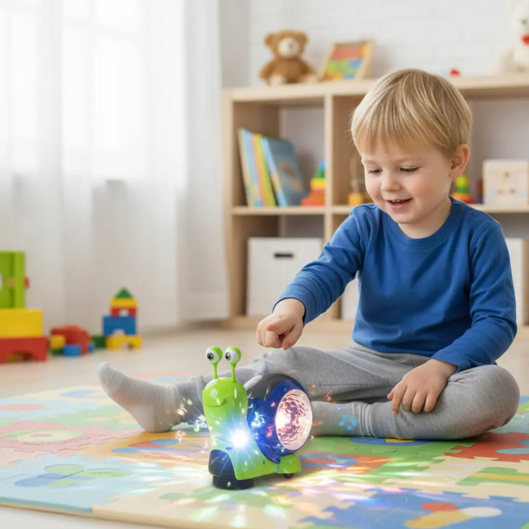 Glowing and Music-Playing Snail Crawling Toy My Store