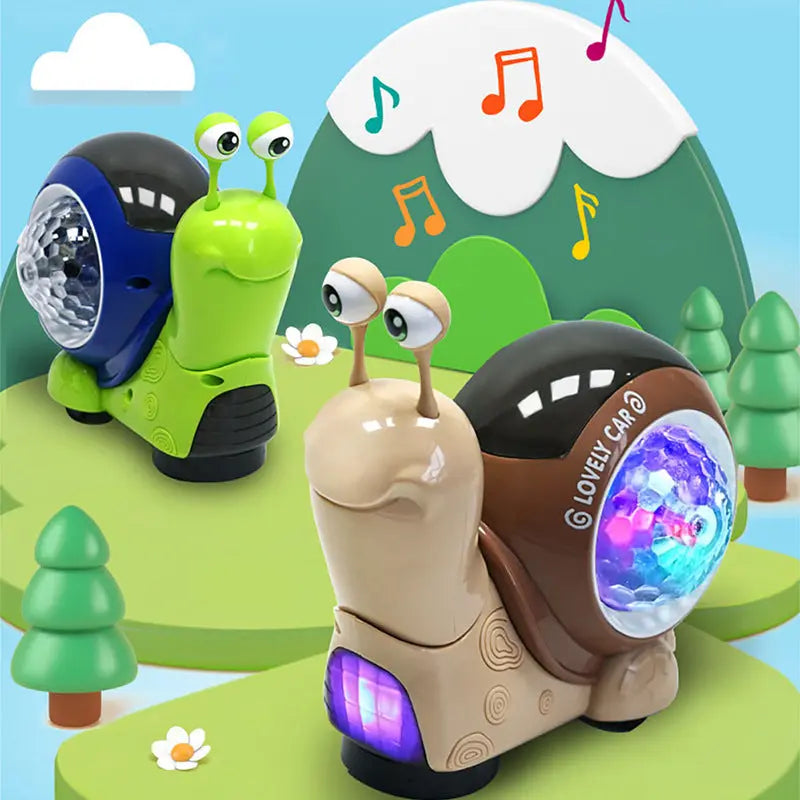 Glowing and Music-Playing Snail Crawling Toy My Store
