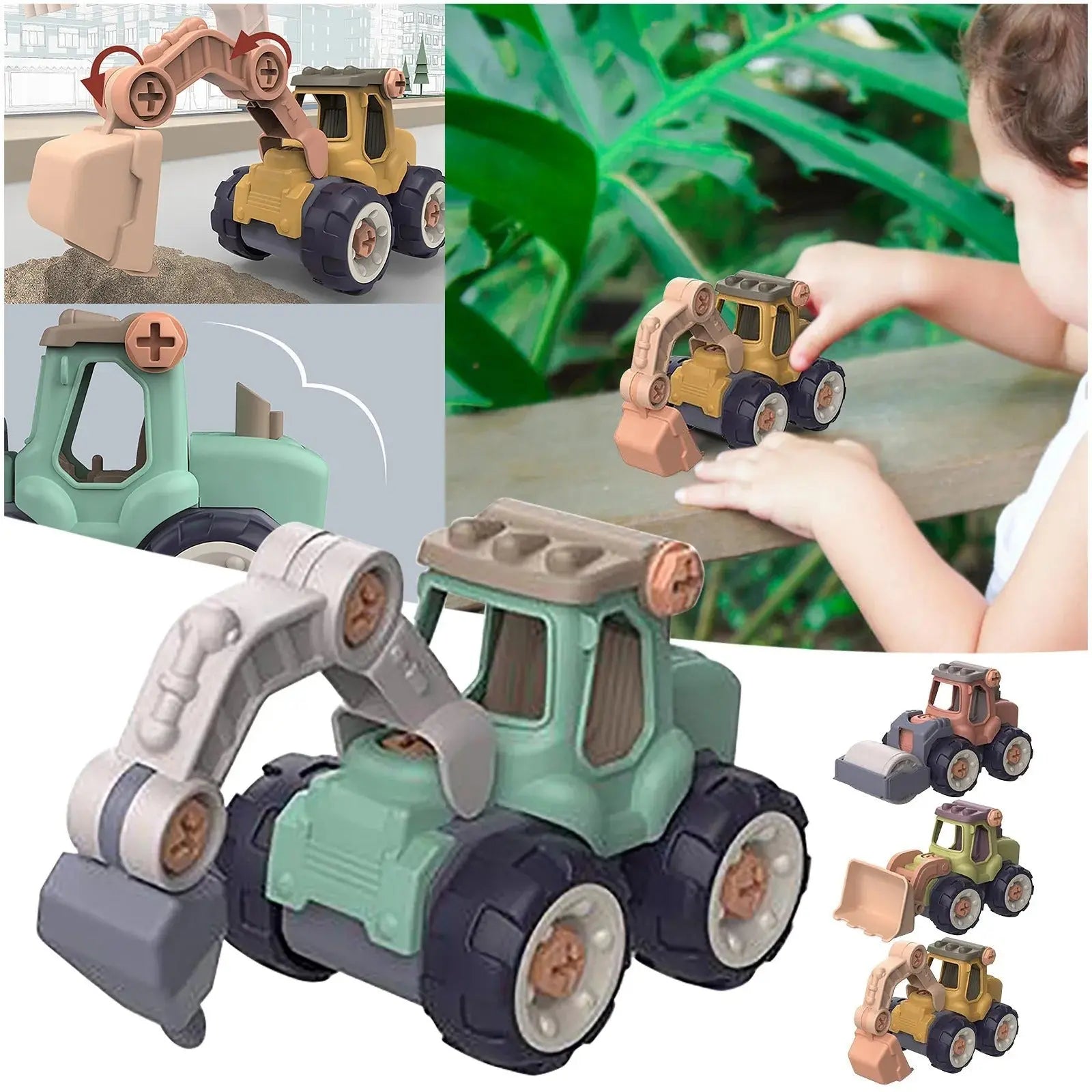 Construction Worker Construction Vehicle Set My Store