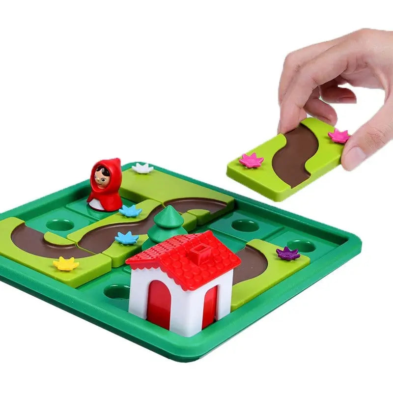 Montessori Little Red Riding Hood Puzzle and Skill Game My Store