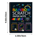Magical Rainbow Scratch Paper My Store