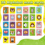 Alphabet Learning Cards with Animal Designs My Store