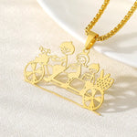Personalised Children's Drawing as a Necklace My Store