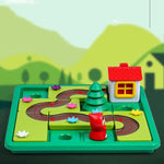 Montessori Little Red Riding Hood Puzzle and Skill Game My Store