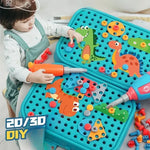 Craftsman Building Set for Children in Cute Dino Design My Store