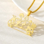 Personalised Children's Drawing as a Necklace My Store